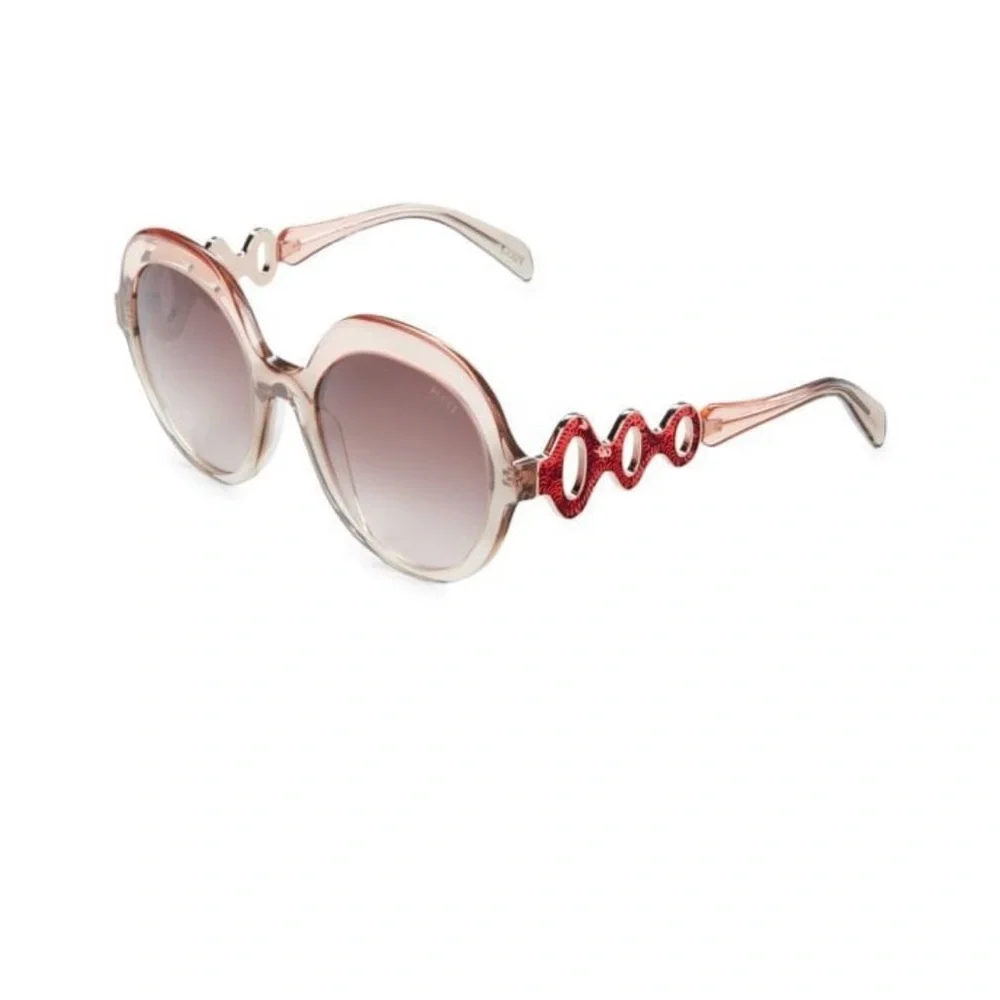 Pucci Emilio Pucci 55 mm Women’s Round Orange Sunglasses NWT